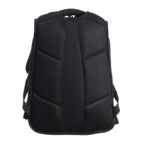 Youth backpack, 42 ​​x 31 x 22 cm, Grizzly 338, ergonomic back, laptop department, black/blue RU-338-3_1-5