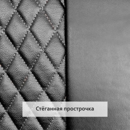 Press on the universal seat Voin Extra, eco -leather, 1pc, orthopedic support, black 777181-2