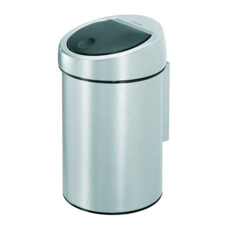 Garbage bucket Brabantia Touch Bin, Soft Touch system, matte steel, 3 l