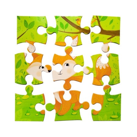 Puzzle FIRST PUZZLE "Fox" (9 EL)-4