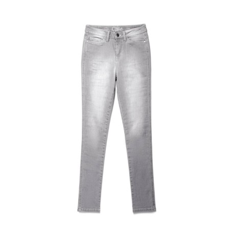 Women's jeans with high landing Conte Elegant, size XS, color Light Grey-2