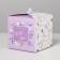 Gift folding box, packaging, “With Love”, 12 x 12 x 12 cm