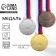Medal for applying 003 diam 6.5 cm. Color of evil. With a ribbon