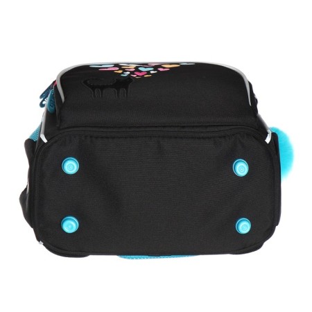 School standard, 33 x 25 x 13 cm, Grizzly, + bag for shoes, plush, black-6