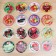 Conservation cover "Elabuga. Funny Garden ”, SKO-82 mm, lithography, packaging 25 pcs, color mix