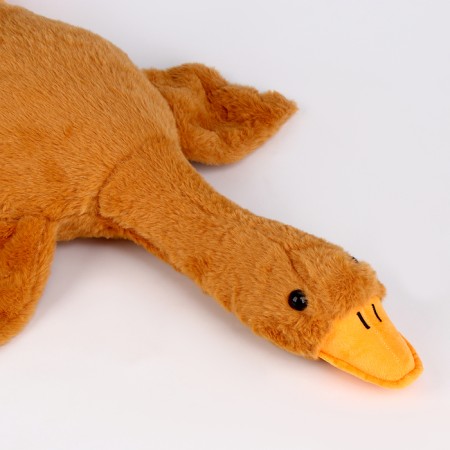 Soft toy "Goose", 70 cm, beige color-4