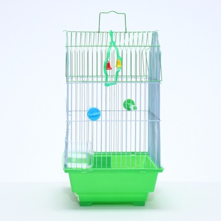 Poultry cell equipped BD-1/4F, 30 x 23 x 39 cm, green (packing 12 pcs)-2