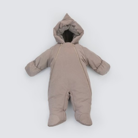 Combineson Children's Winter Kinderlitto "Velvet-1", height 68-74 cm, color gray-beige-4
