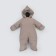 Combineson Children's Winter Kinderlitto "Velvet-1", height 68-74 cm, color gray-beige