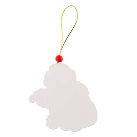 New Year's Wooden Suspension "Santa Claus and Snake"-4