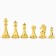 Chess souvenir, wooden board 30 x 30 cm, metal figures