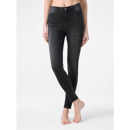 Women's jeans modeling Conte Elegant Skinny, size XS, color Washed Black