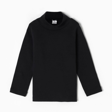 Turtleneck for a boy, black color, height 110 cm
