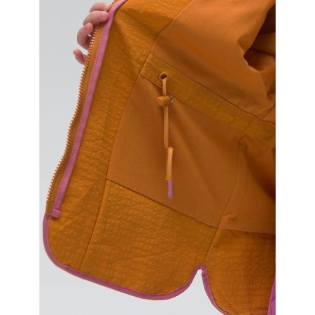 Windbreaker for girls, height 116 cm, amber color-11
