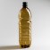 A disposable plastic bottle, 1 l, PET, without a lid, brown color