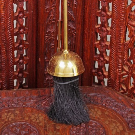 Fireplane set "Imperial" brass (5 objects) 48x11x11 cm-4