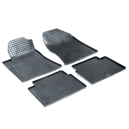 Rubber rugs ’grid’ for Toyota Avensis II, 2003-2008