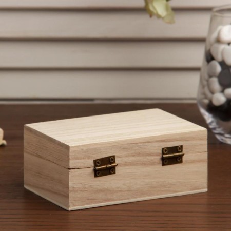 Casket wood for painting "rectangular" 7.4x11.5xx4.7 cm-4