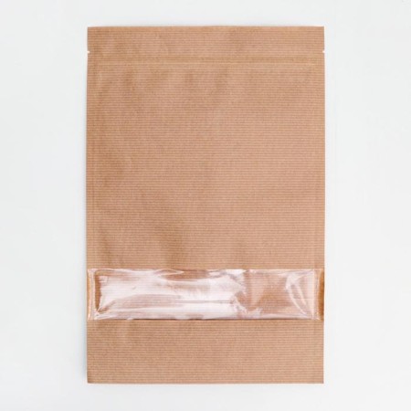 Packing package, crafting, zip-skating, with a window, 20 (4) x 30 cm-2