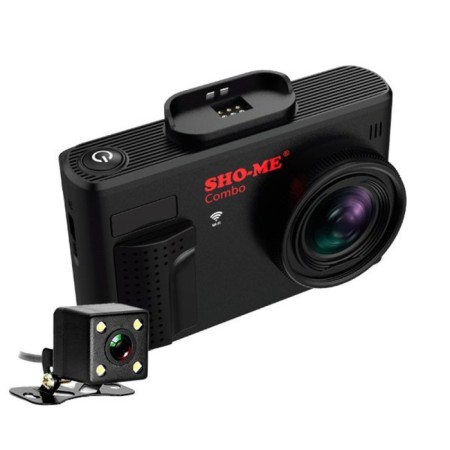 DVR + Radar Detector Sho-Me Combo Note Wi-Fi Duo, GPS 1920x1080-1