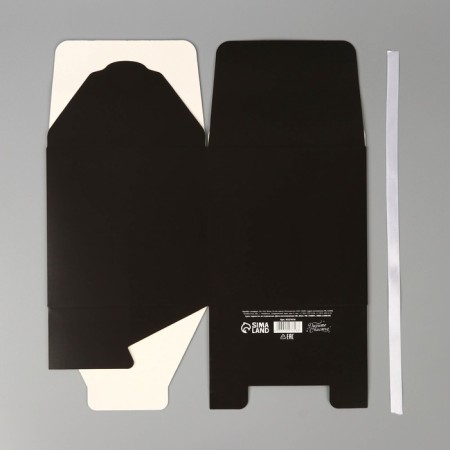 Gift folding box, packaging, “black”, 18 x 18 x 18 cm-5