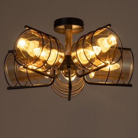 Maintenance chandelier 5he27 40w Black 43x14x21cm Bayerlux-2