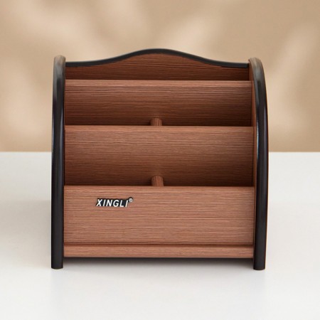 Organizer 5 sections, a series of ash shimo dark with Kant Dark, 13.5*17cm-1