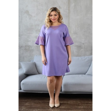 Women's dress, size 52, purple color-2