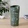 VAZA Ceramics Table "Alonso" High, H-26.5 cm D-14 cm, green
