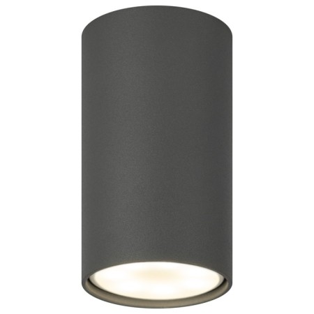 Lamp 1x50W GU10 5.5x5.5x10 cm, gray color