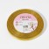 Brocade tape, 6 mm, 23 ± 1 m, gold color