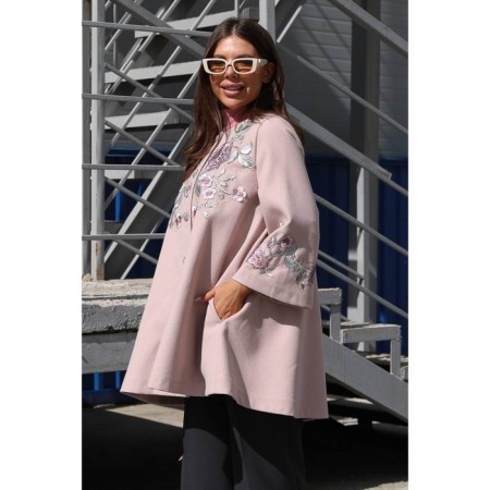 Female coat, size 48, pink color-6