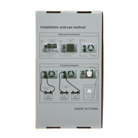 Voltage converter 12/220 V, 1000 watts, USB output-11