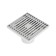 Gag Aflorn AF10610-10, D = 50 mm, vertical, 100x100 mm, brass, chrome