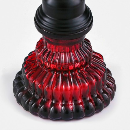 Hookah "Taishet", small, mine crystal, 27 cm, d bowl-5 cm, red-3