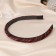 Hair rim "Virginia" 1 cm, stripes shine, mix