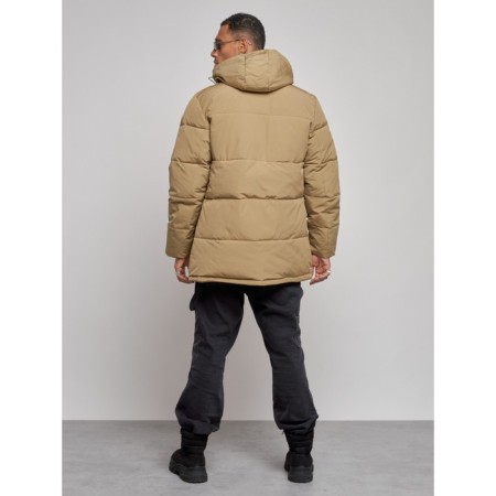 Extended male park, size 52, beige color-4