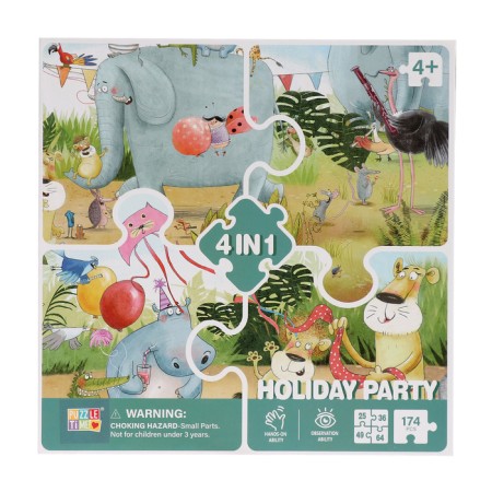 Puzzles 4 in 1 "Festive party", 25, 36, 49, 64 elements-7