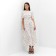 Women's dress Mist Flower Midi, R.44, White