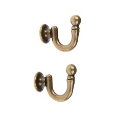 Hook for curtains KS003, one -rod, bronze color