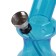 Bong, H-15 cm, "coil", acrylic, blue