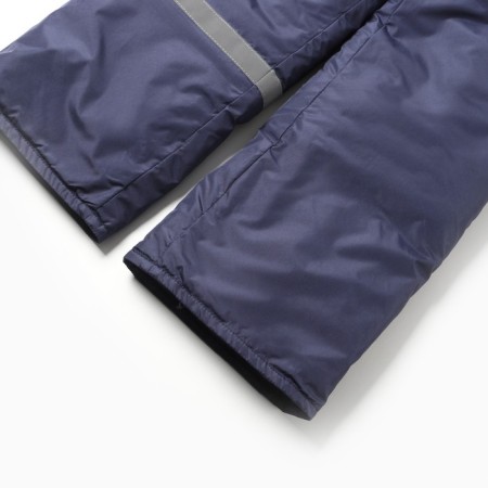 Baby trousers insulated, dark blue color, height 146 cm-2