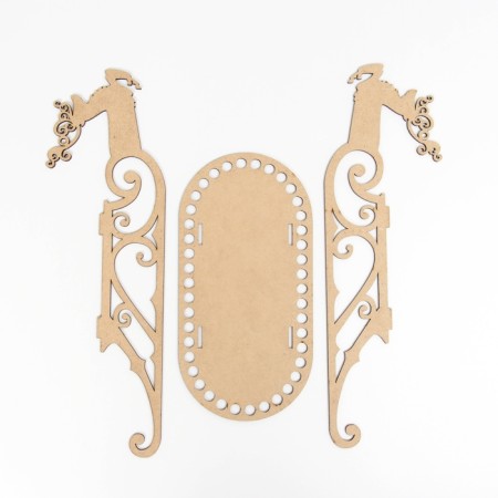 Captive blank "Sani. Type 8" set 3 details, bottom 20x10 cm-4