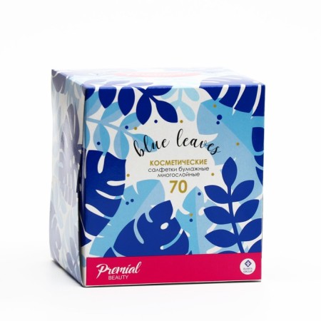 Premial napkins cosmetic 3-layer in the box non stop, 70 pcs mix-2