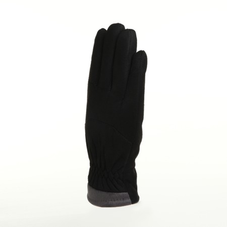 Gloves male, dimensionless, with insulation, black color-1
