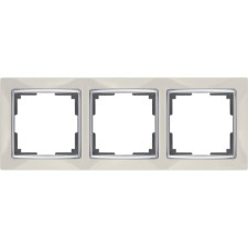Frame for 3 posts WL03-FRAME-03-VORY, ivory color