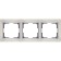 Frame for 3 posts WL03-FRAME-03-VORY, ivory color