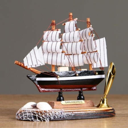 Decor desktop "Dream ship" with a stand for a pen, mix, 6.5 x 13.5 x 14.5 cm-1