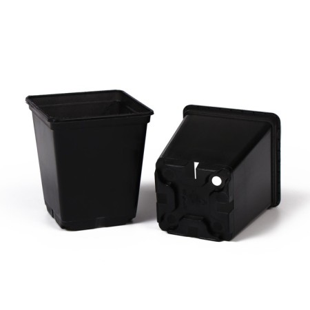 Pot for seedlings, 250 ml, d = 7 cm, h = 8 cm, black-4