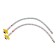 Accoona A9690 sink mixer, single -leaf, with a nut, stainless steel